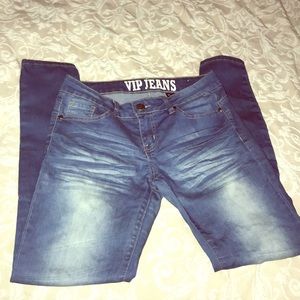 Light Dark Toned Skinny Jeans